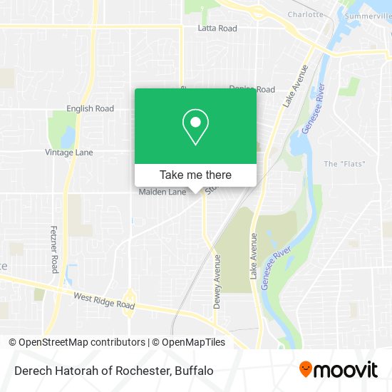 Derech Hatorah of Rochester map