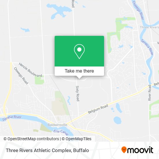 Three Rivers Athletic Complex map