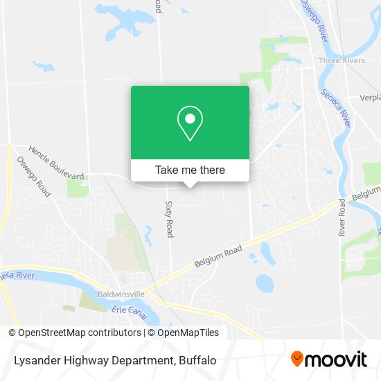Lysander Highway Department map