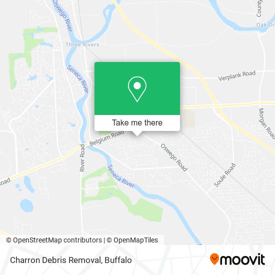 Charron Debris Removal map