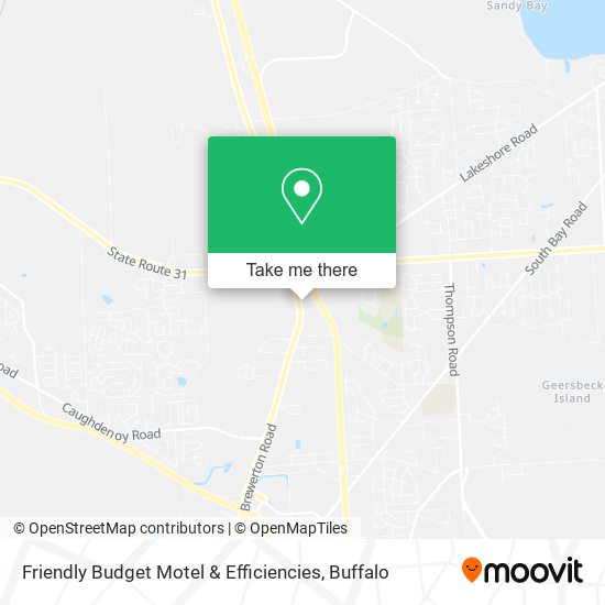 Friendly Budget Motel & Efficiencies map