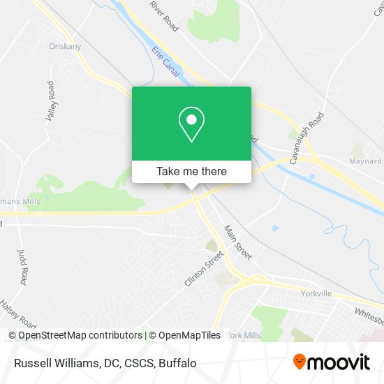 Russell Williams, DC, CSCS map