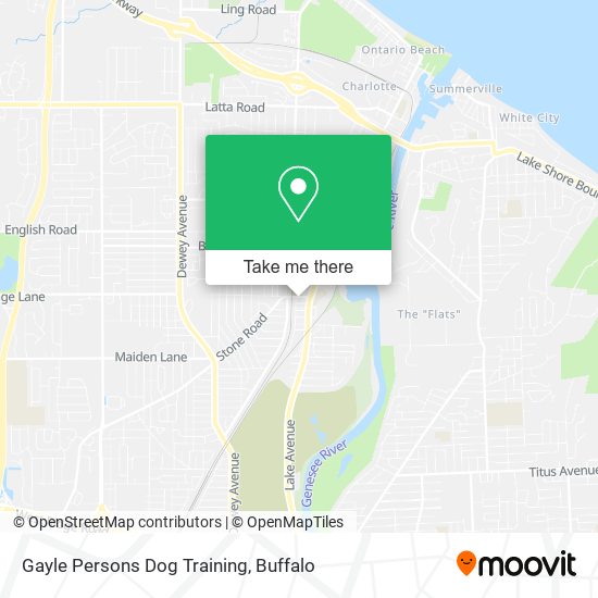 Gayle Persons Dog Training map
