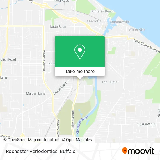 Rochester Periodontics map