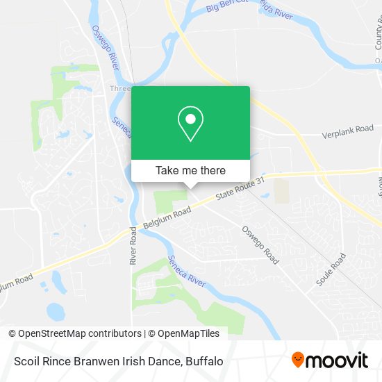 Mapa de Scoil Rince Branwen Irish Dance