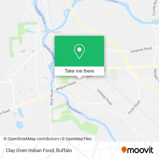 Mapa de Clay Oven Indian Food