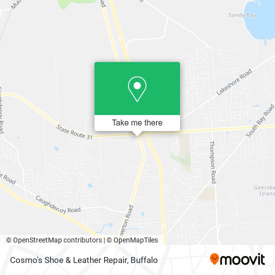 Cosmo's Shoe & Leather Repair map