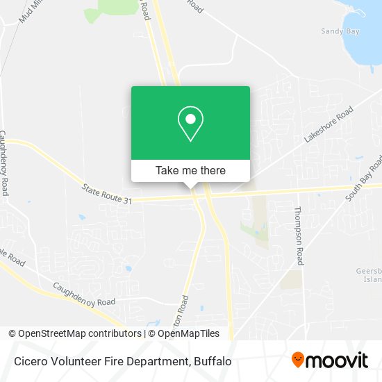 Cicero Volunteer Fire Department map