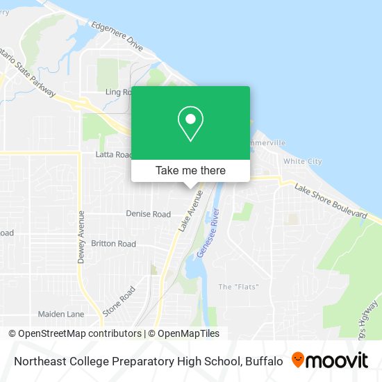 Northeast College Preparatory High School map