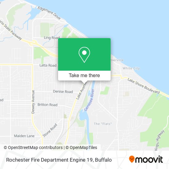 Rochester Fire Department Engine 19 map