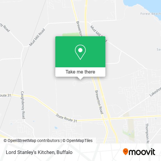 Lord Stanley's Kitchen map