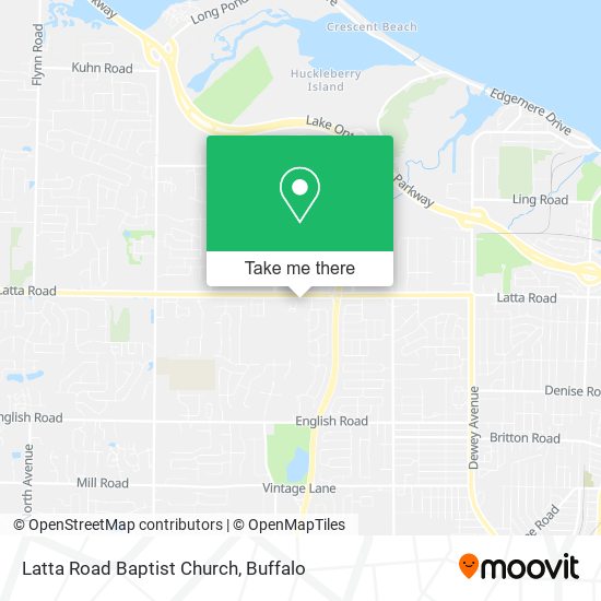 Latta Road Baptist Church map