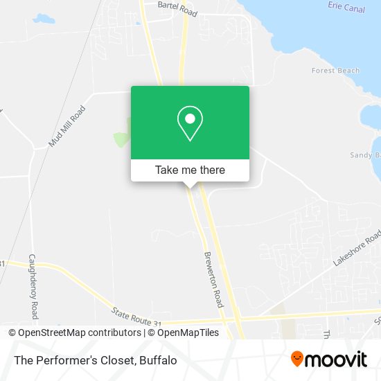 The Performer's Closet map