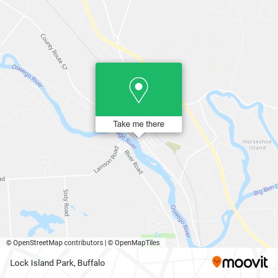 Lock Island Park map