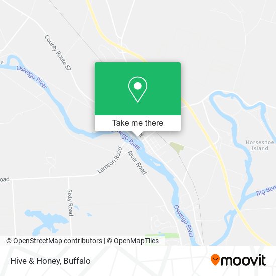 Mapa de Hive & Honey