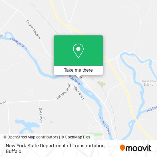 New York State Department of Transportation map
