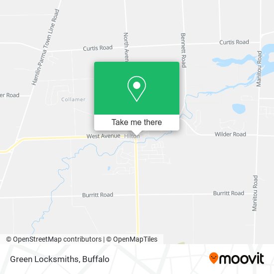 Mapa de Green Locksmiths