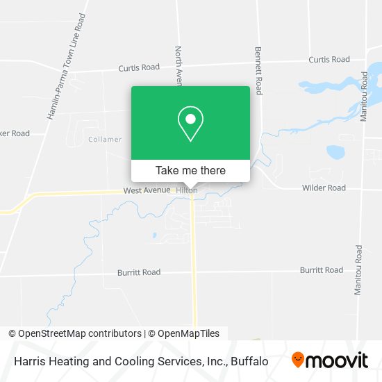 Mapa de Harris Heating and Cooling Services, Inc.
