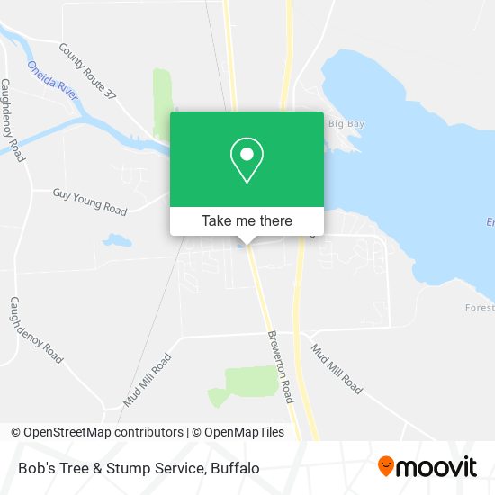 Bob's Tree & Stump Service map