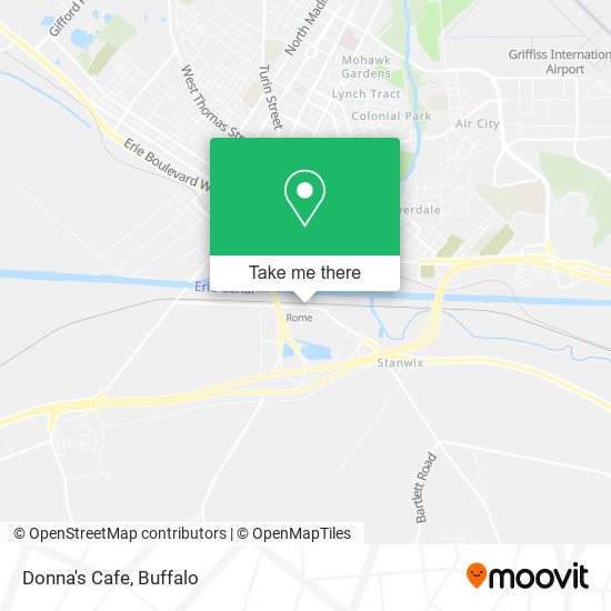Mapa de Donna's Cafe