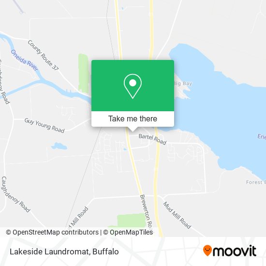 Mapa de Lakeside Laundromat