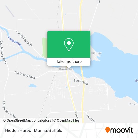 Mapa de Hidden Harbor Marina