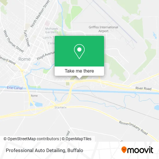Professional Auto Detailing map