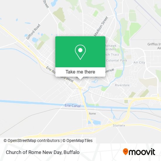 Church of Rome New Day map