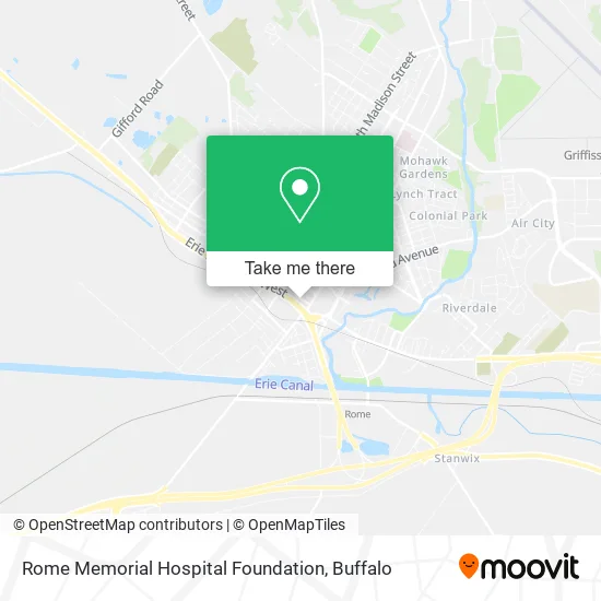 Rome Memorial Hospital Foundation map