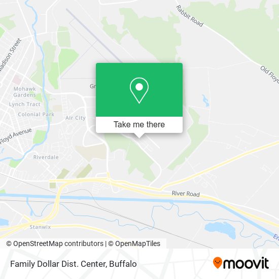 Mapa de Family Dollar Dist. Center