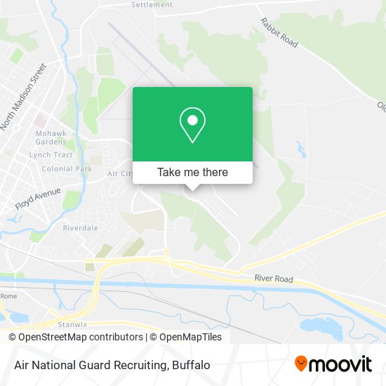 Air National Guard Recruiting map