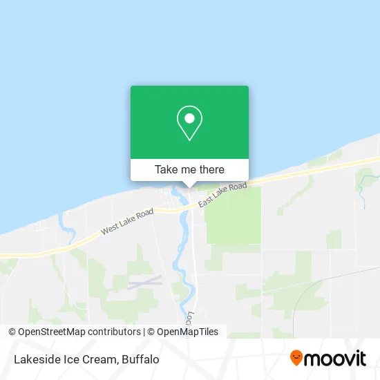 Lakeside Ice Cream map