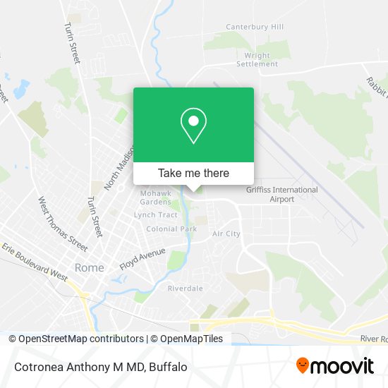 Cotronea Anthony M MD map
