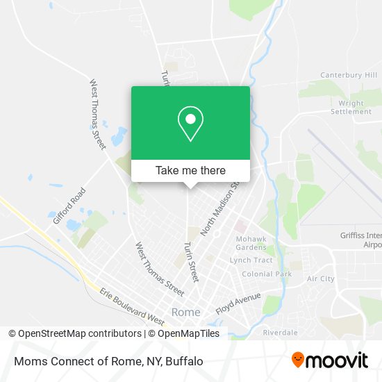 Moms Connect of Rome, NY map