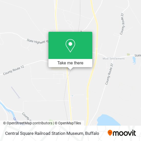 Central Square Railroad Station Museum map