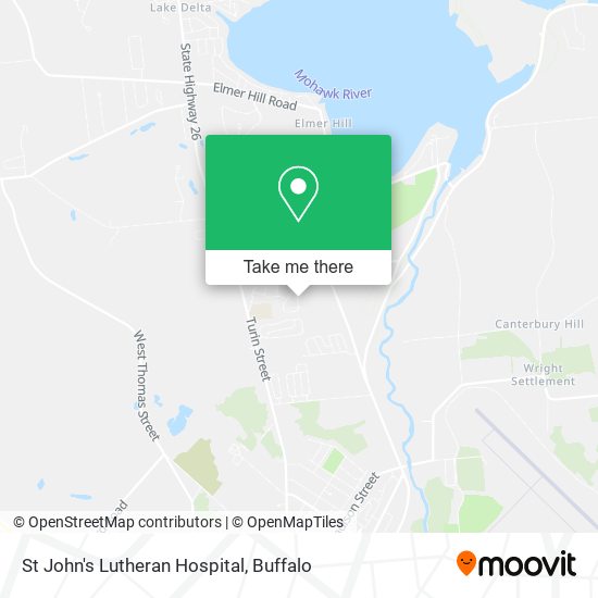 Mapa de St John's Lutheran Hospital