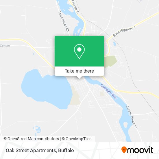 Mapa de Oak Street Apartments