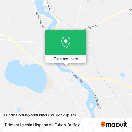 Mapa de Primera Iglesia Hispana de Fulton