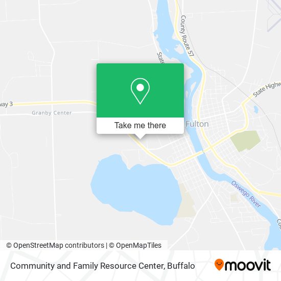 Community and Family Resource Center map
