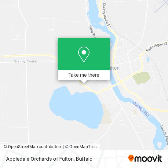 Appledale Orchards of Fulton map