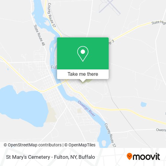 Mapa de St Mary's Cemetery - Fulton, NY