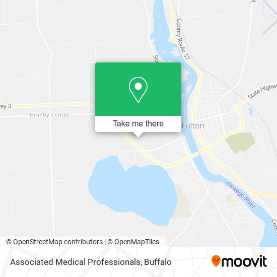 Associated Medical Professionals map