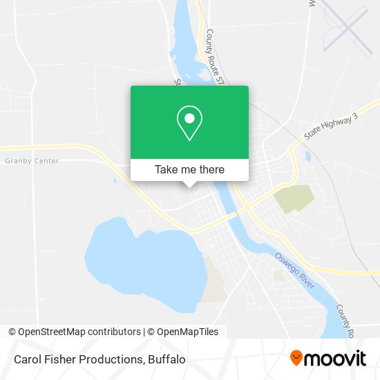 Carol Fisher Productions map