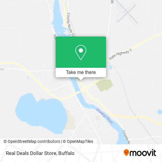 Real Deals Dollar Store map