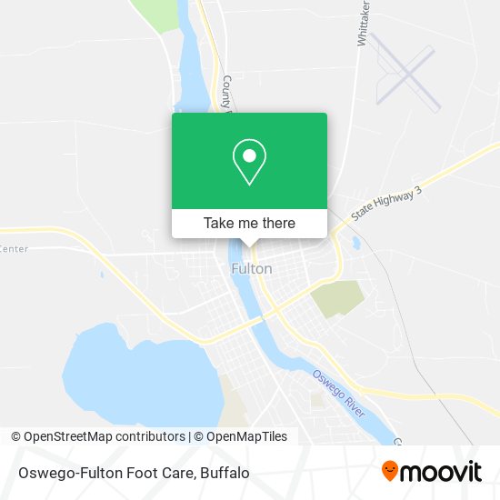 Oswego-Fulton Foot Care map