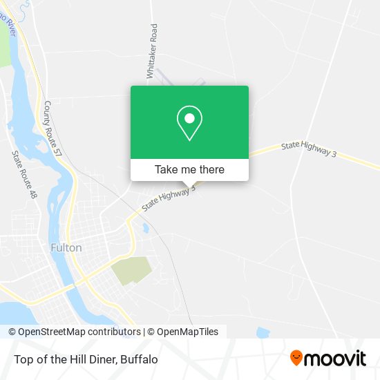 Mapa de Top of the Hill Diner