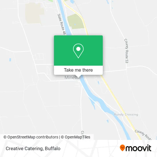 Creative Catering map