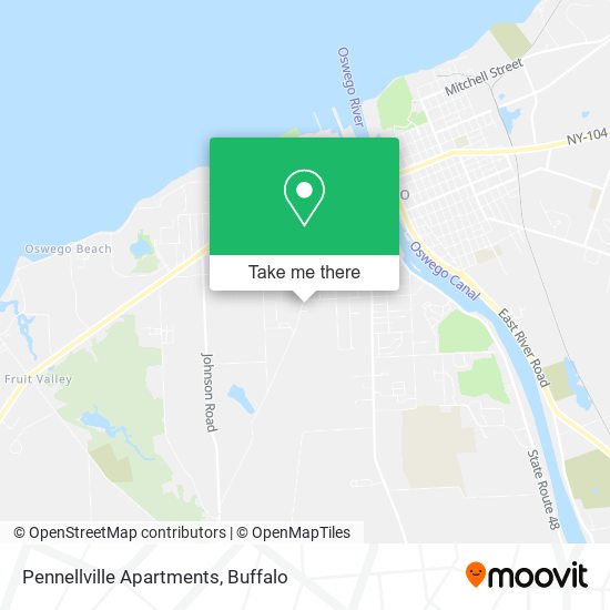 Mapa de Pennellville Apartments