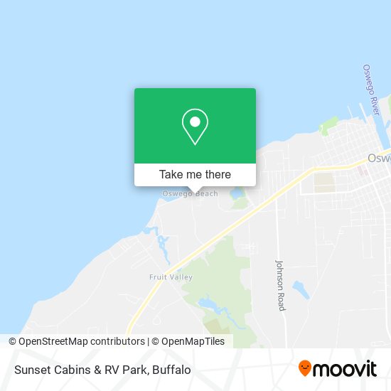 Sunset Cabins & RV Park map