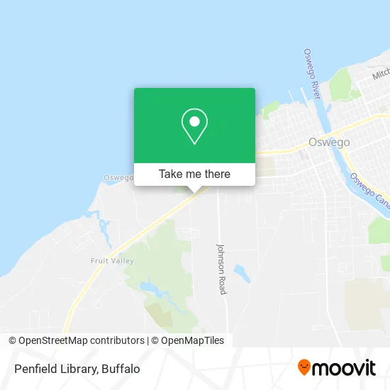 Penfield Library map